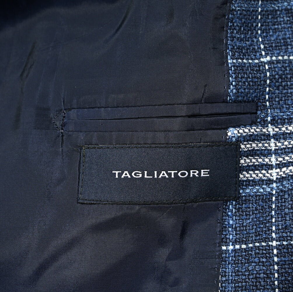 25SS TAGLIATORE ウールシルクコットン 2Bシングルテーラードジャケット / 1SVS22K / Exclusive Garment|416248|GUARDAROBA MILANO OFFICIAL STORE