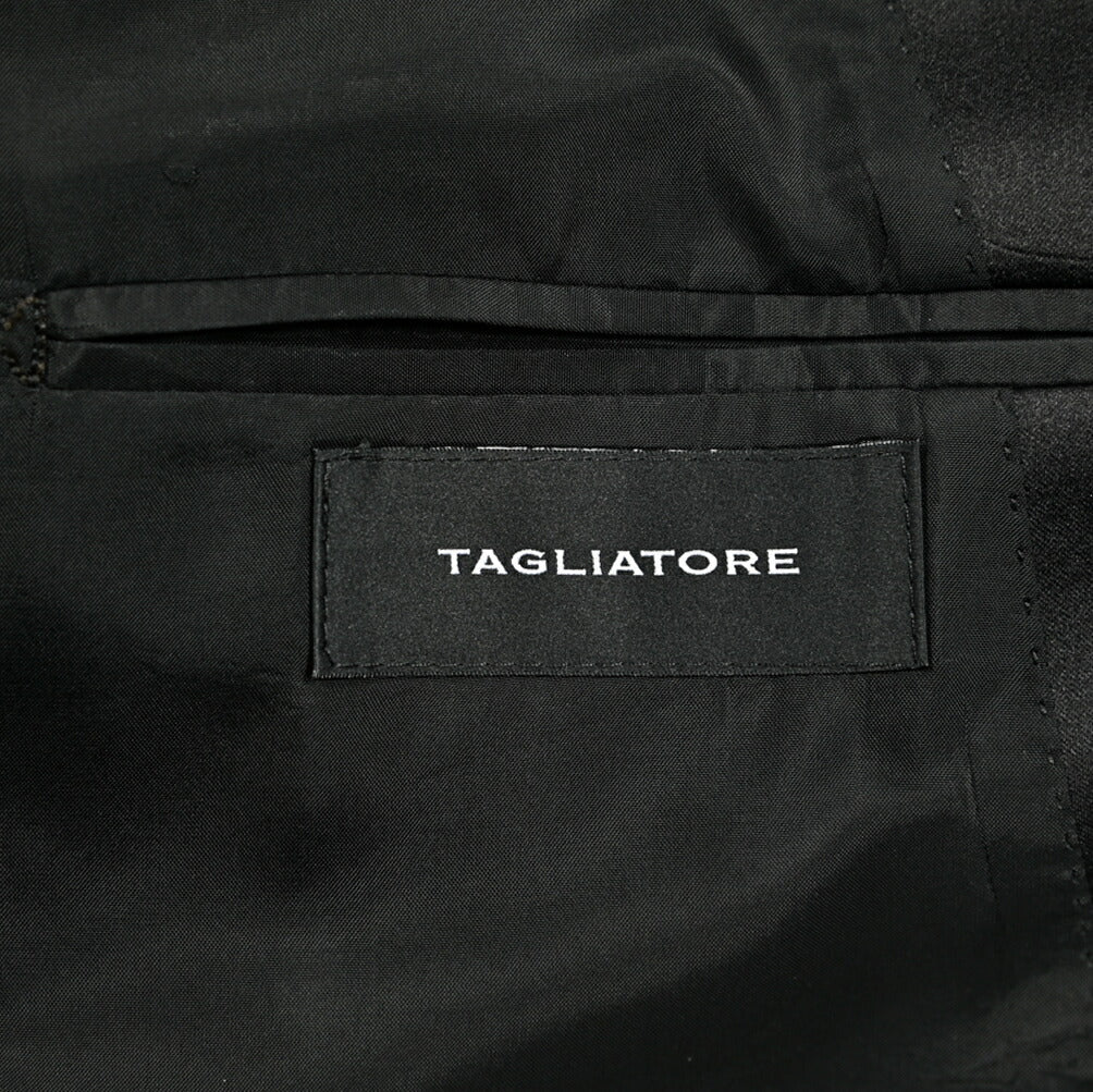 25SS TAGLIATORE ストレッチウール 2Bダブルタキシードジャケット / KFBRMARLY|416238|GUARDAROBA MILANO OFFICIAL STORE