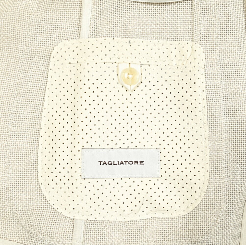 25SS TAGLIATORE DARREL ウールリネン 6Bダブルテーラードジャケット / G - DARREL20K|416224|GUARDAROBA MILANO OFFICIAL STORE