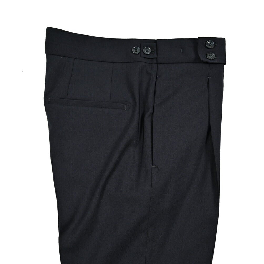 25SS TAGLIATORE ストレッチウール ワンタックベルトレススラックス / P - BRANDON|416311|GUARDAROBA MILANO OFFICIAL STORE