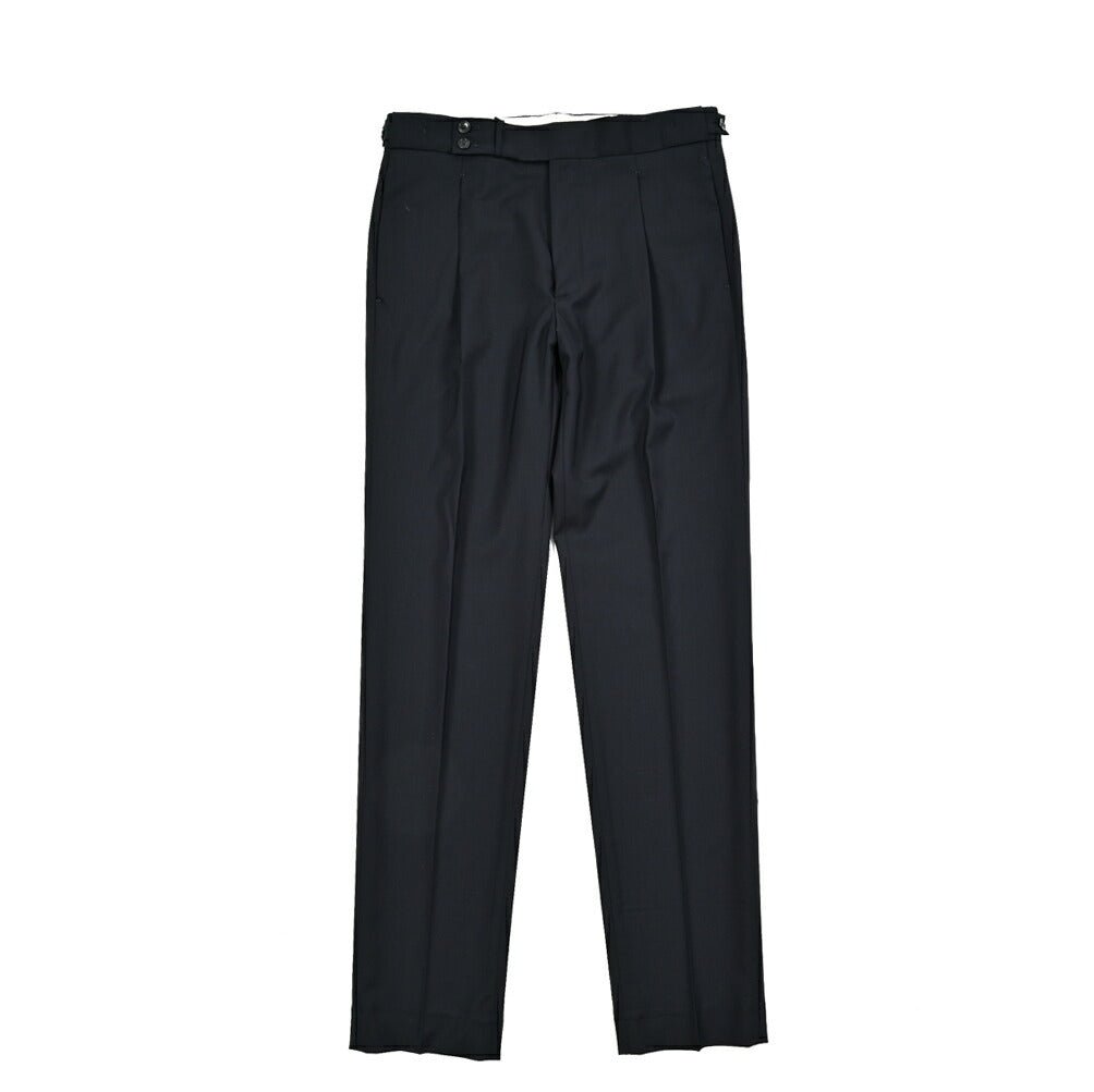 25SS TAGLIATORE ストレッチウール ワンタックベルトレススラックス / P - BRANDON|416311|GUARDAROBA MILANO OFFICIAL STORE