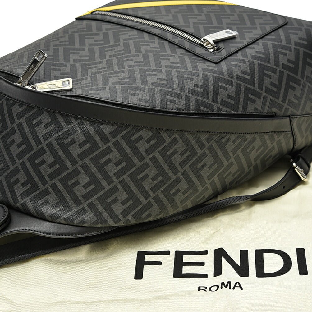 FENDI ダイアゴナルフェンディキオードミディアム FFキャンバスバックパック|410815|GUARDAROBA MILANO OFFICIAL STORE