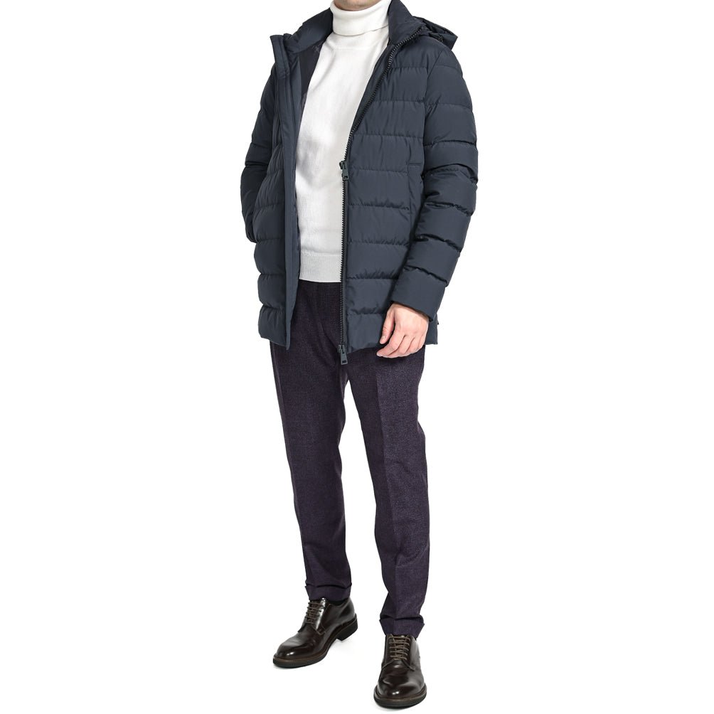 SALE|HERNO Laminar ポリエステル100% フード付きダウンジャケット (GORE - TEX INFINIUM WINDSTOPPER)|410817 - 52|GUARDAROBA MILANO OFFICIAL STORE