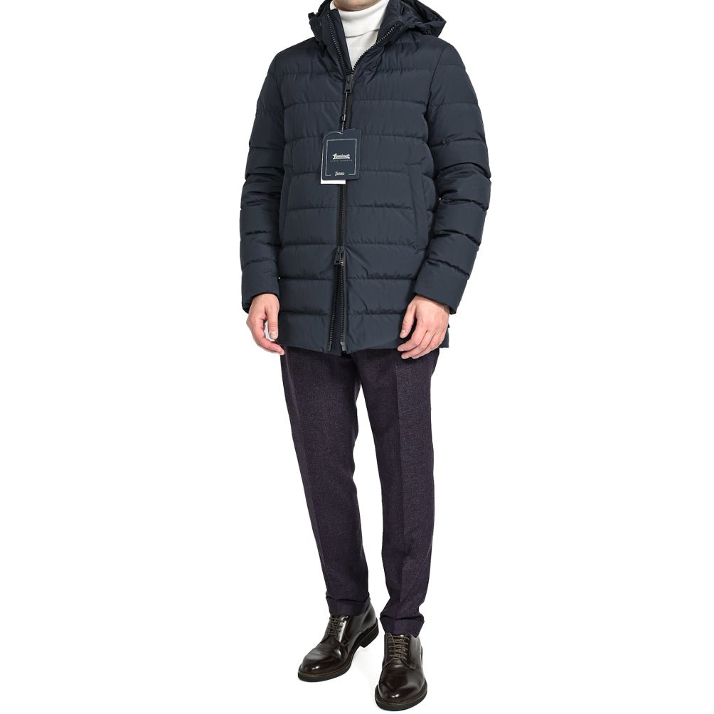 SALE|HERNO Laminar ポリエステル100% フード付きダウンジャケット (GORE - TEX INFINIUM WINDSTOPPER)|410817 - 52|GUARDAROBA MILANO OFFICIAL STORE