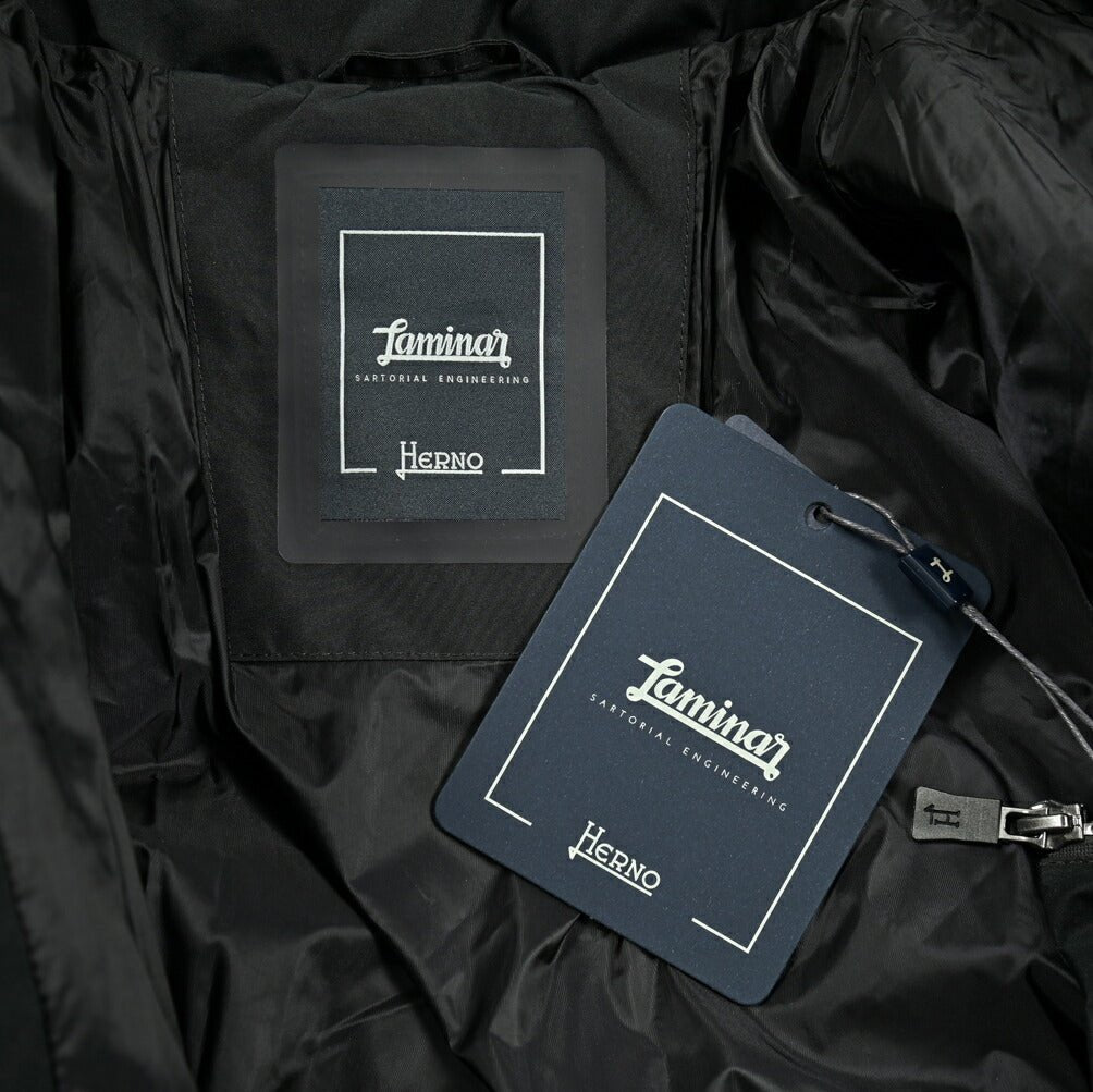 SALE|HERNO Laminar ポリエステル100% フード付きダウンジャケット (GORE - TEX INFINIUM WINDSTOPPER)|412970 - 44|GUARDAROBA MILANO OFFICIAL STORE