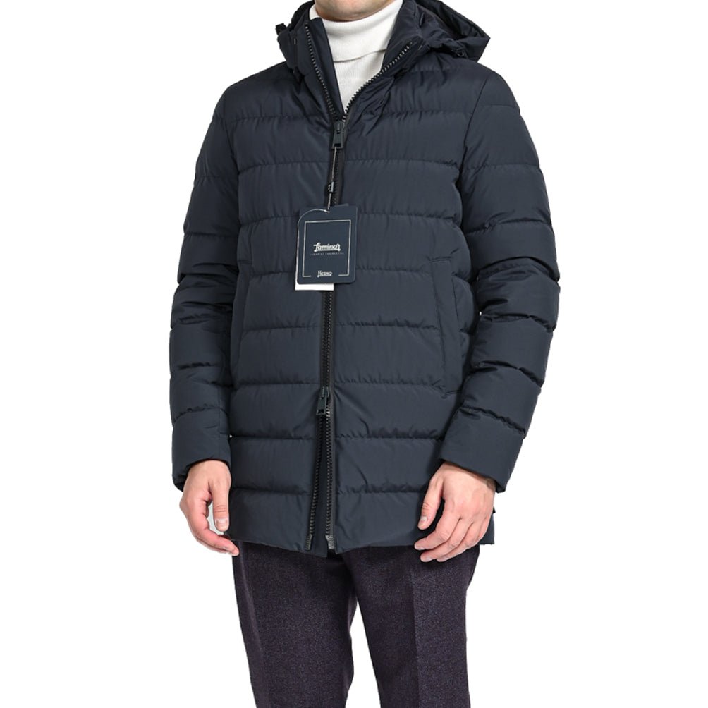 SALE|HERNO Laminar ポリエステル100% フード付きダウンジャケット (GORE - TEX INFINIUM WINDSTOPPER)|410817 - 52|GUARDAROBA MILANO OFFICIAL STORE