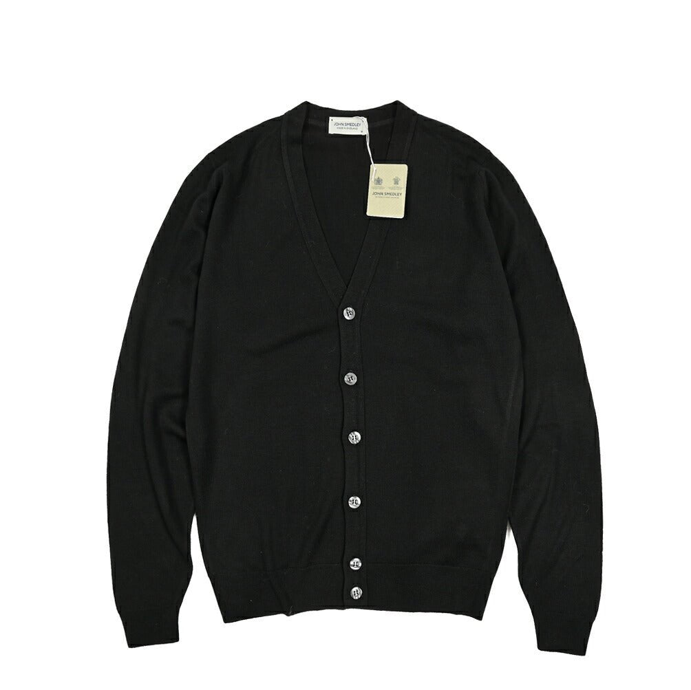 SALE|JOHN SMEDLEY "BURLEY" STANDARD FIT エクストラファインメリノウール100% ハイゲージニットカーディガン MADE IN ENGLAND|411242 - A - S|GUARDAROBA MILANO OFFICIAL STORE