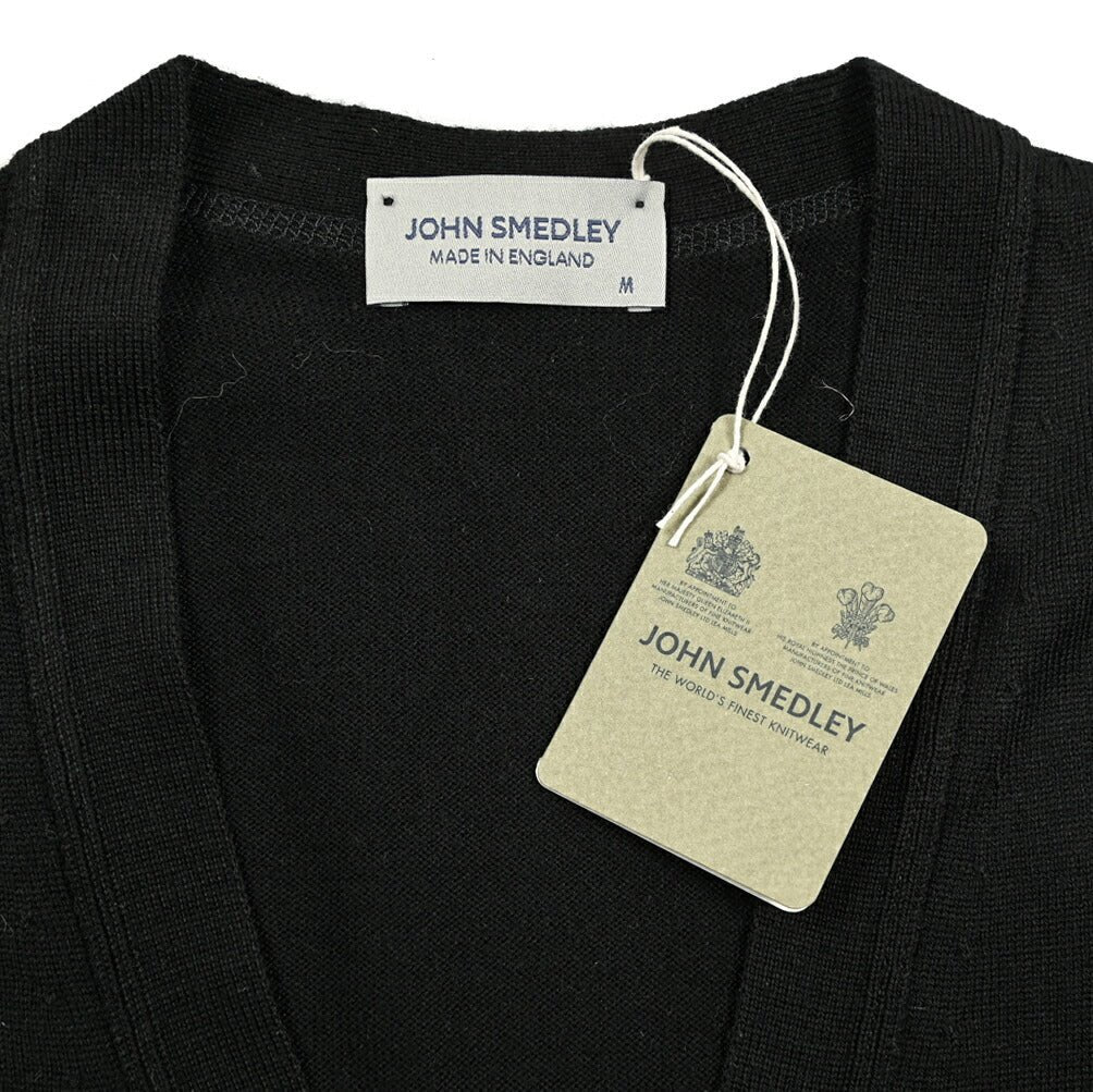 SALE|JOHN SMEDLEY "BURLEY" STANDARD FIT エクストラファインメリノウール100% ハイゲージニットカーディガン MADE IN ENGLAND|411242 - A - S|GUARDAROBA MILANO OFFICIAL STORE
