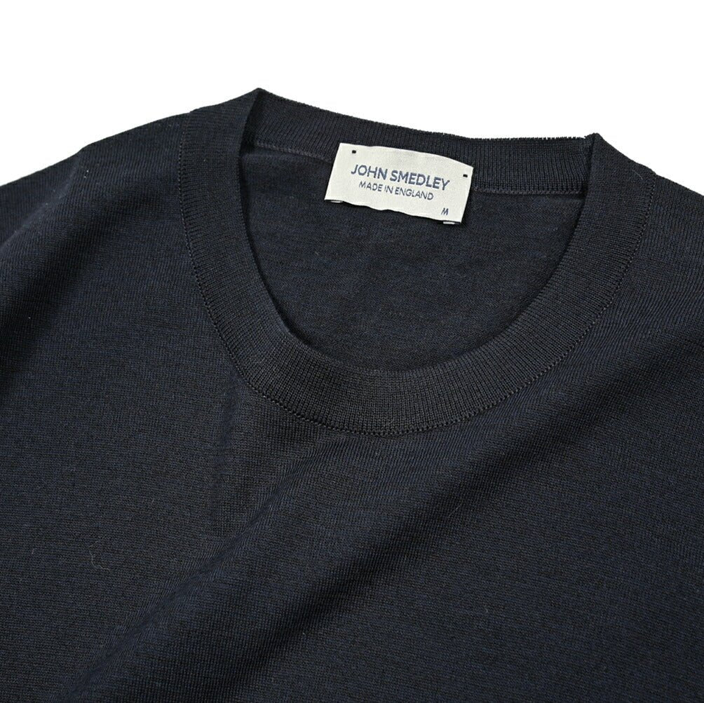 SALE|JOHN SMEDLEY "DARLEY" EASY FIT アングロインディアンガーゼ ハイゲージニットセーター MADE IN ENGLAND|411281 - S|GUARDAROBA MILANO OFFICIAL STORE
