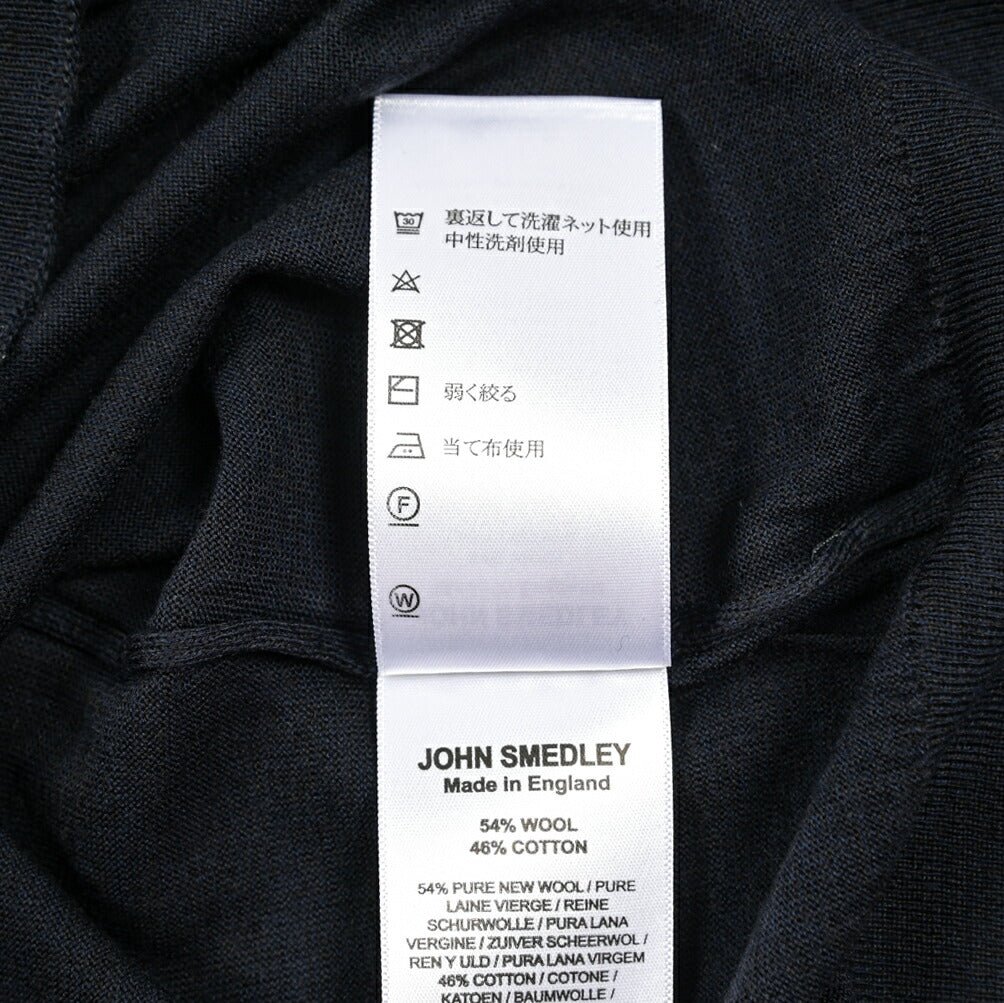 SALE|JOHN SMEDLEY "DARLEY" EASY FIT アングロインディアンガーゼ ハイゲージニットセーター MADE IN ENGLAND|411281 - S|GUARDAROBA MILANO OFFICIAL STORE