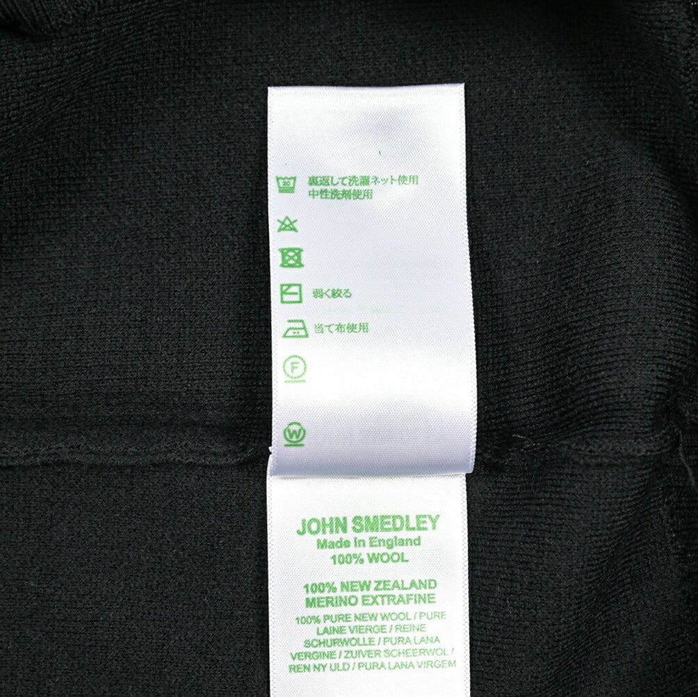 SALE|JOHN SMEDLEY "GONSON" エクストラファインメリノウール100% ダブルジャガードハイゲージニットセーター MADE IN ENGLAND|411290 - XS|GUARDAROBA MILANO OFFICIAL STORE