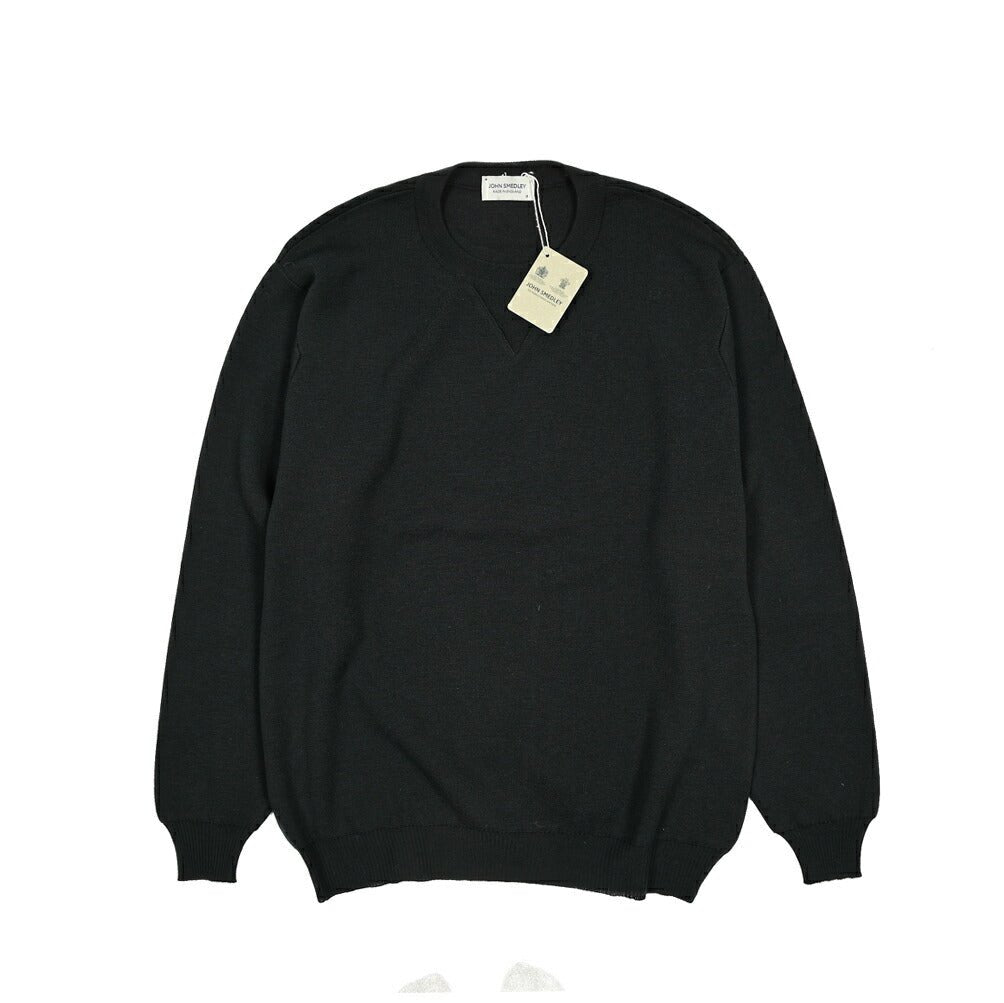 SALE|JOHN SMEDLEY "GONSON" エクストラファインメリノウール100% ダブルジャガードハイゲージニットセーター MADE IN ENGLAND|411290 - XS|GUARDAROBA MILANO OFFICIAL STORE