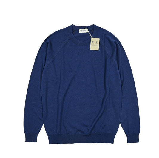 SALE|JOHN SMEDLEY "WAKEBRIDGE" EASY FIT エクストラファインメリノウール100% ラグランスリーブハイゲージニットセーター MADE IN ENGLAND|411272 - S|GUARDAROBA MILANO OFFICIAL STORE