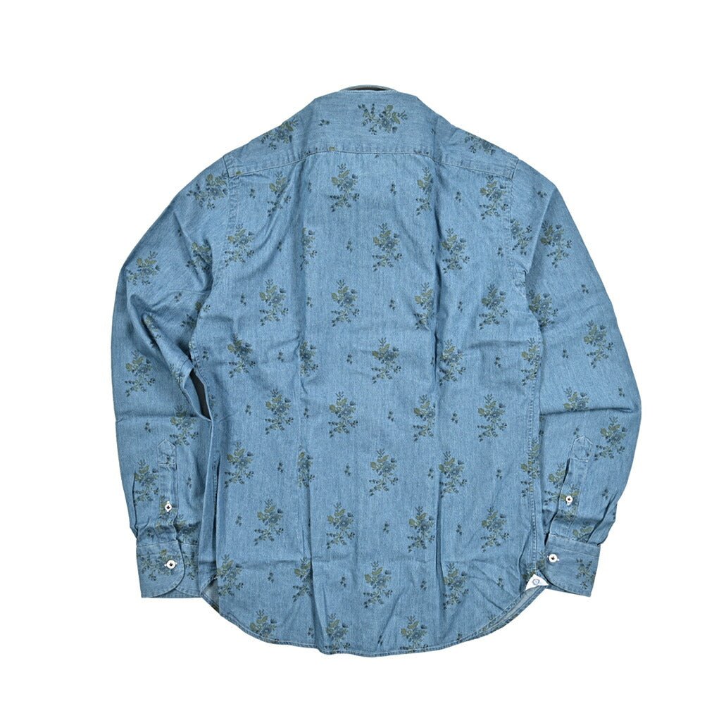 24 - 25AW ORIAN DENIM DIVISION コットン100% ホリゾンタルカラーデニムシャツ|GUARDAROBA MILANO OFFICIAL STORE