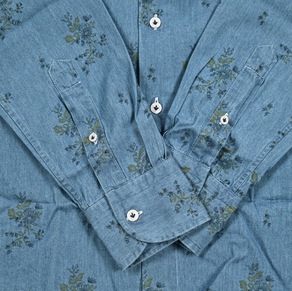 24 - 25AW ORIAN DENIM DIVISION コットン100% ホリゾンタルカラーデニムシャツ|GUARDAROBA MILANO OFFICIAL STORE