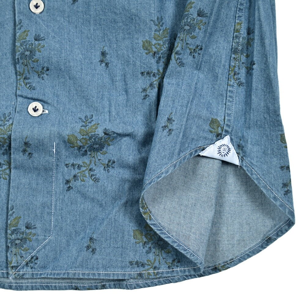 24 - 25AW ORIAN DENIM DIVISION コットン100% ホリゾンタルカラーデニムシャツ|GUARDAROBA MILANO OFFICIAL STORE