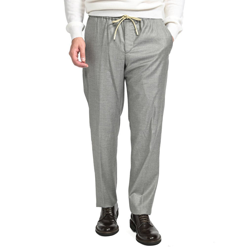 SALE|PT TORINO EDGE FREEDOM FIT ヴァージンウールレーヨン ドローコードイージースラックス / PT01|410345 - 48|GUARDAROBA MILANO OFFICIAL STORE