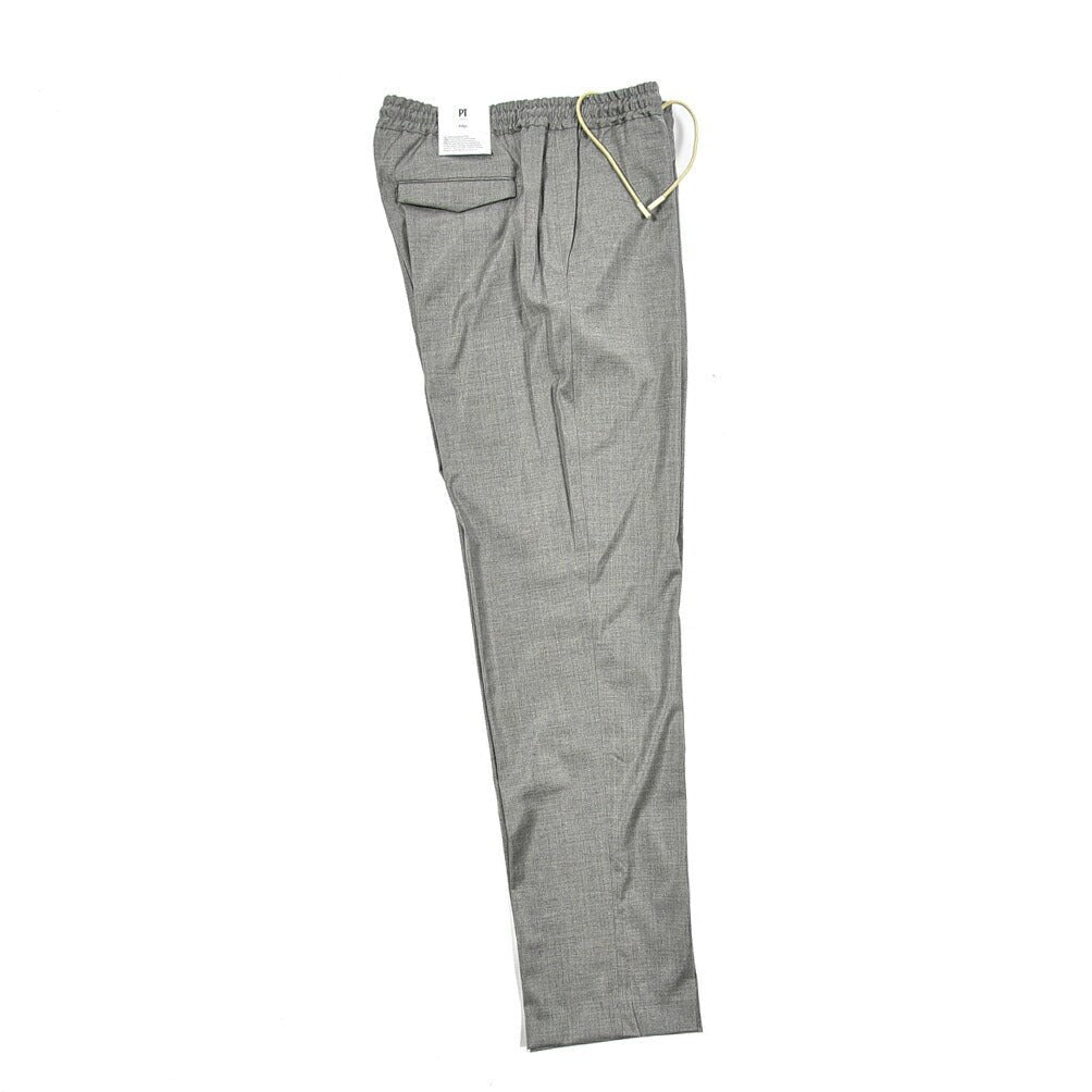 SALE|PT TORINO EDGE FREEDOM FIT ヴァージンウールレーヨン ドローコードイージースラックス / PT01|410345 - 48|GUARDAROBA MILANO OFFICIAL STORE