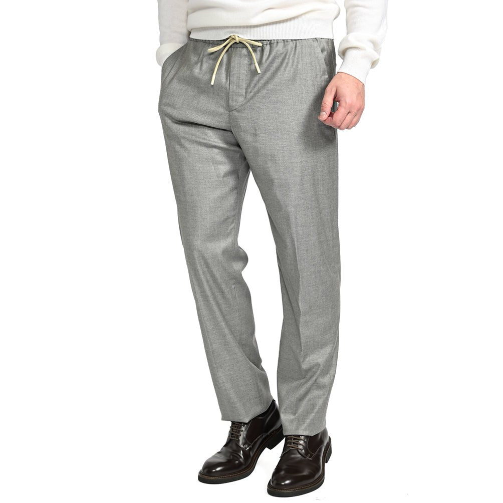 SALE|PT TORINO EDGE FREEDOM FIT ヴァージンウールレーヨン ドローコードイージースラックス / PT01|410345 - 48|GUARDAROBA MILANO OFFICIAL STORE