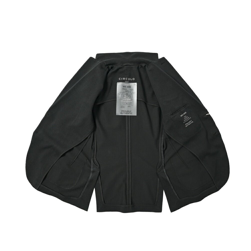 24SS CIRCOLO 1901 ストレッチコットンジャージー 2Bシングルイージージャケット|GUARDAROBA MILANO OFFICIAL STORE