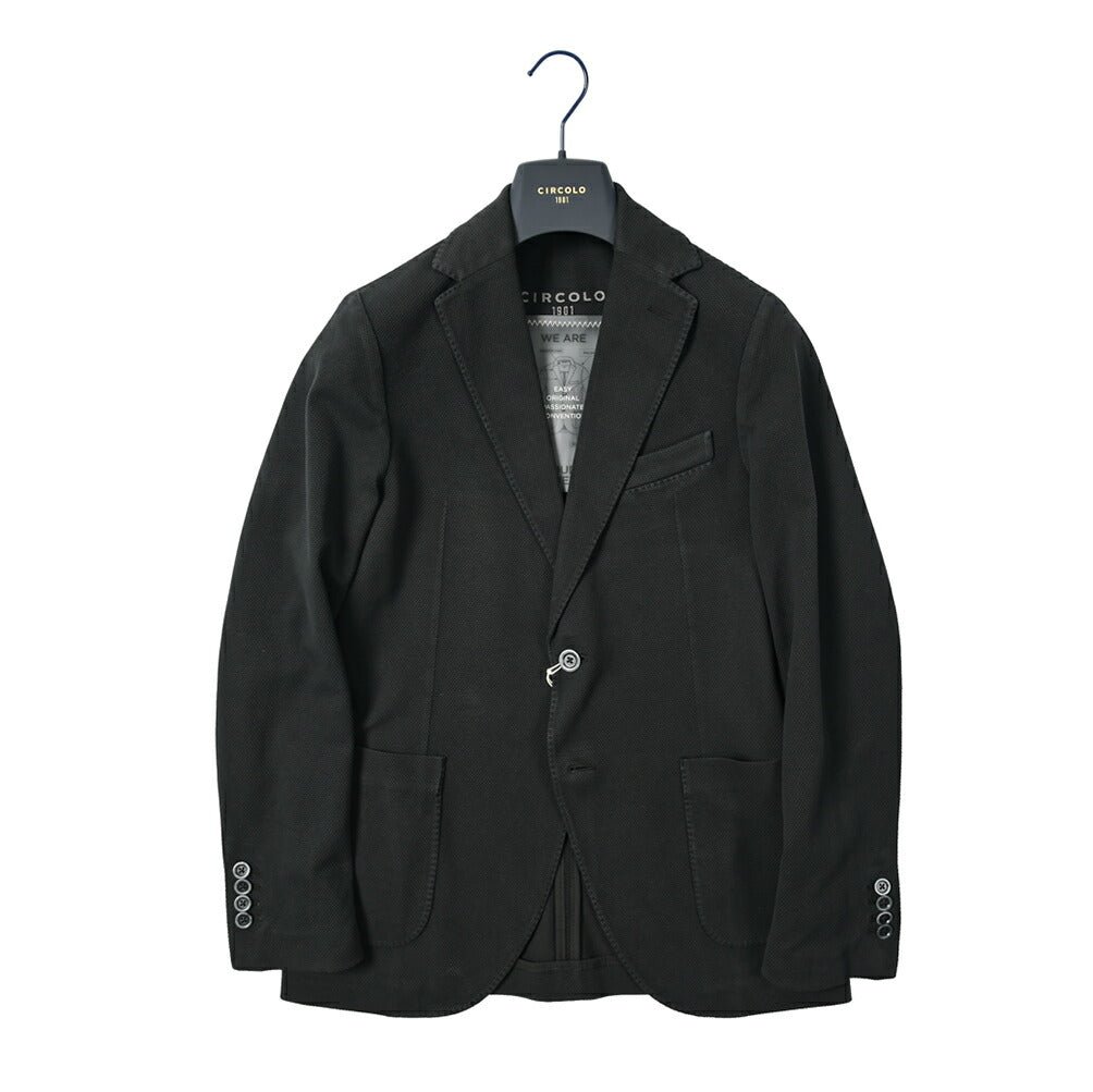 24SS CIRCOLO 1901 ストレッチコットンジャージー 2Bシングルイージージャケット|GUARDAROBA MILANO OFFICIAL STORE