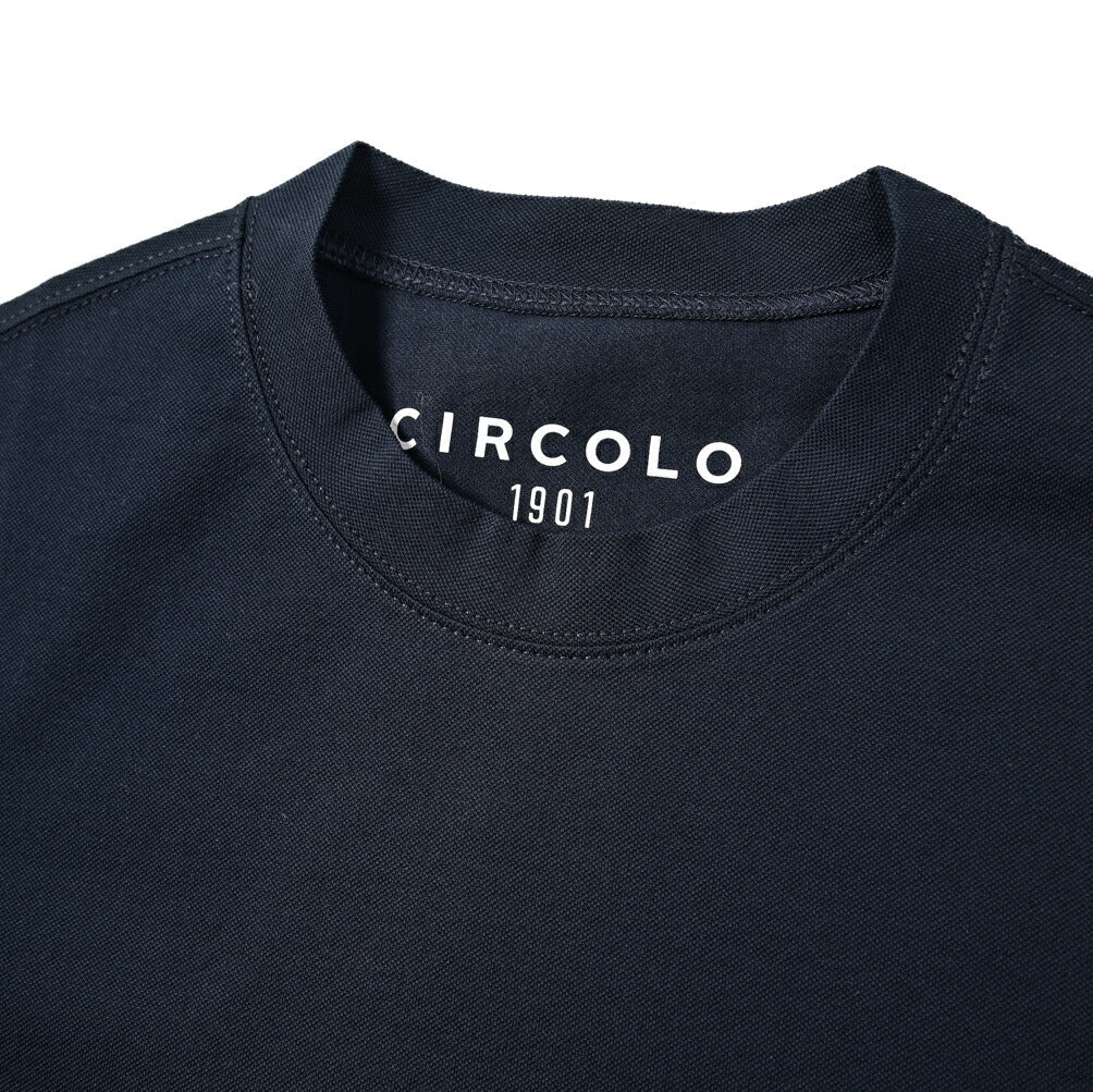 CIRCOLO 1901 ストレッチコットンジャージー クルーネック半袖Tシャツ|400699 - A - S|GUARDAROBA MILANO OFFICIAL STORE