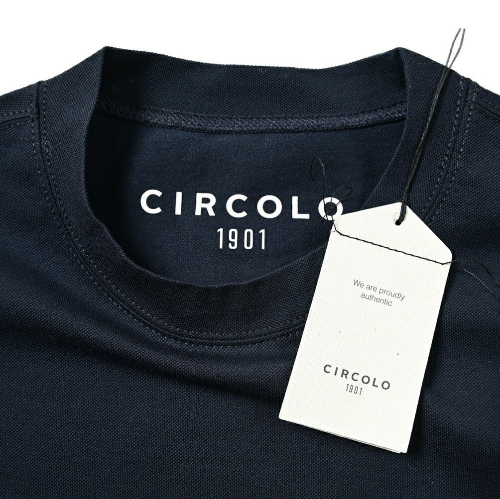 CIRCOLO 1901 ストレッチコットンジャージー クルーネック半袖Tシャツ|400699 - A - S|GUARDAROBA MILANO OFFICIAL STORE