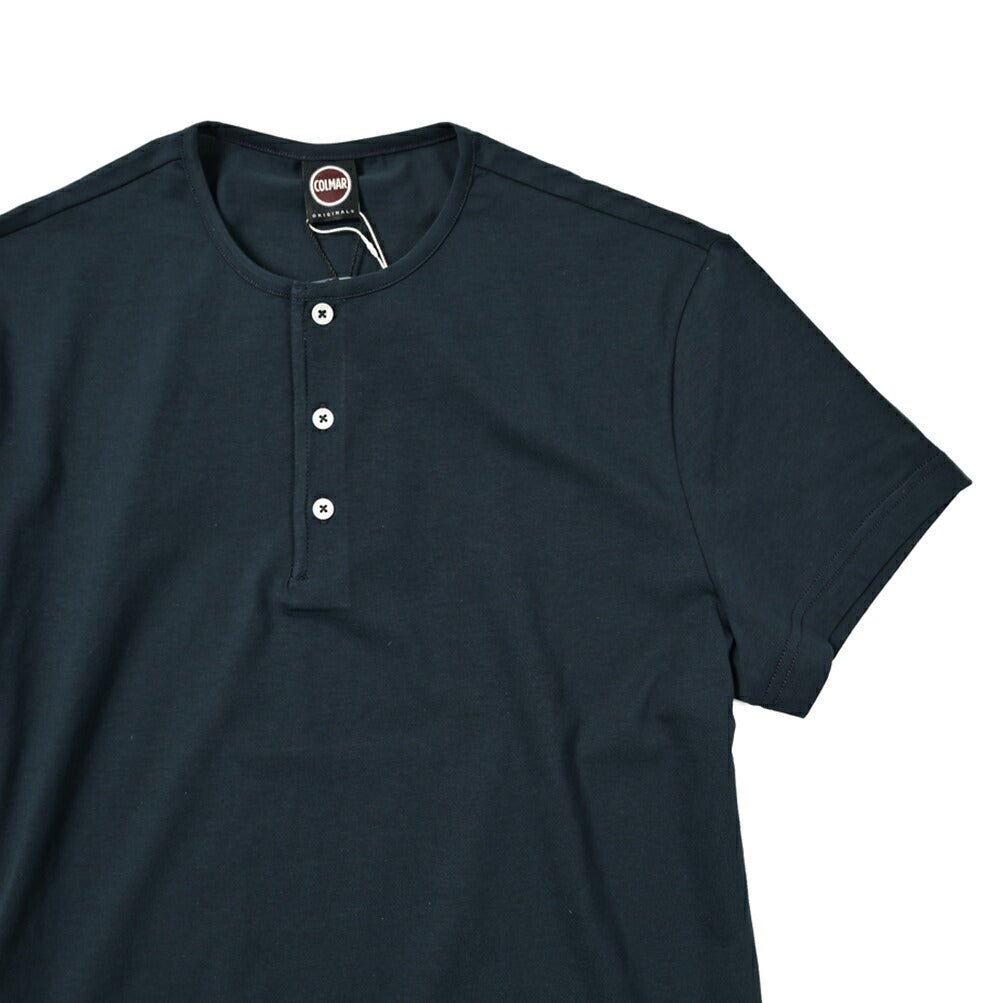 24SS COLMAR ORGINALS コットン100% ヘンリーネック半袖Tシャツ|GUARDAROBA MILANO OFFICIAL STORE