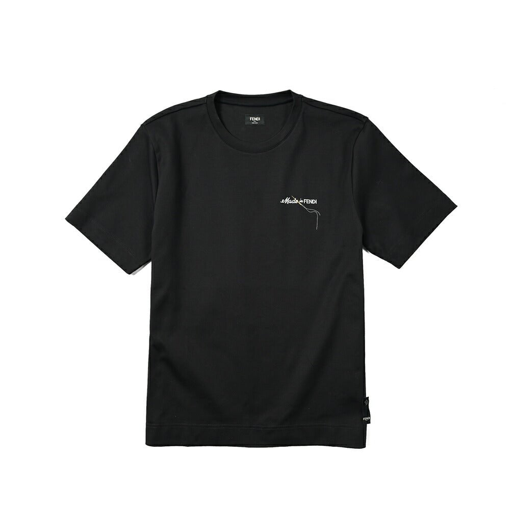 Tシャツ フェンディ 黒 コットン100袖丈半袖