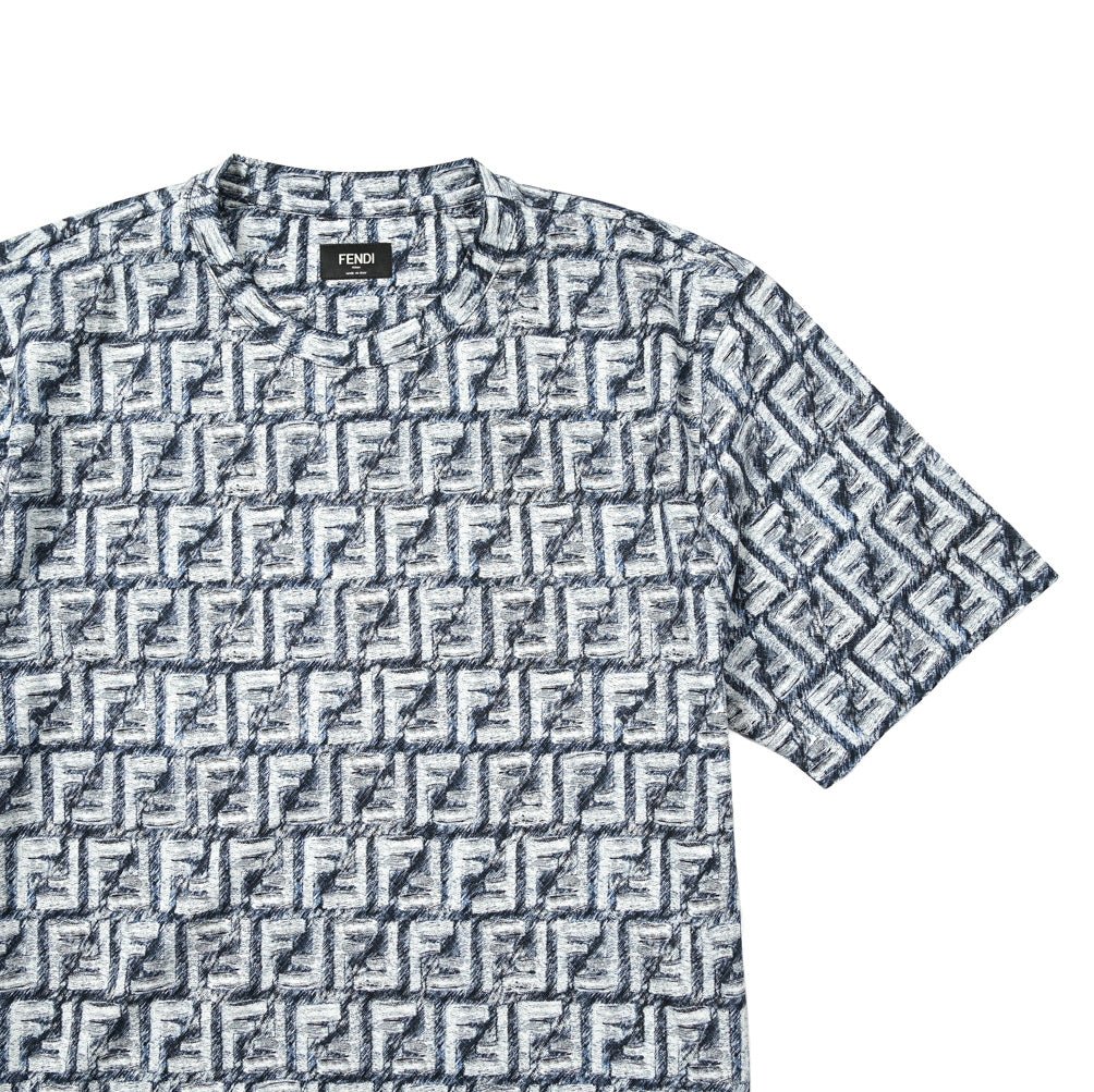 FENDI コットン100%クルーネック半袖Tシャツ|401710 - S|GUARDAROBA MILANO OFFICIAL STORE
