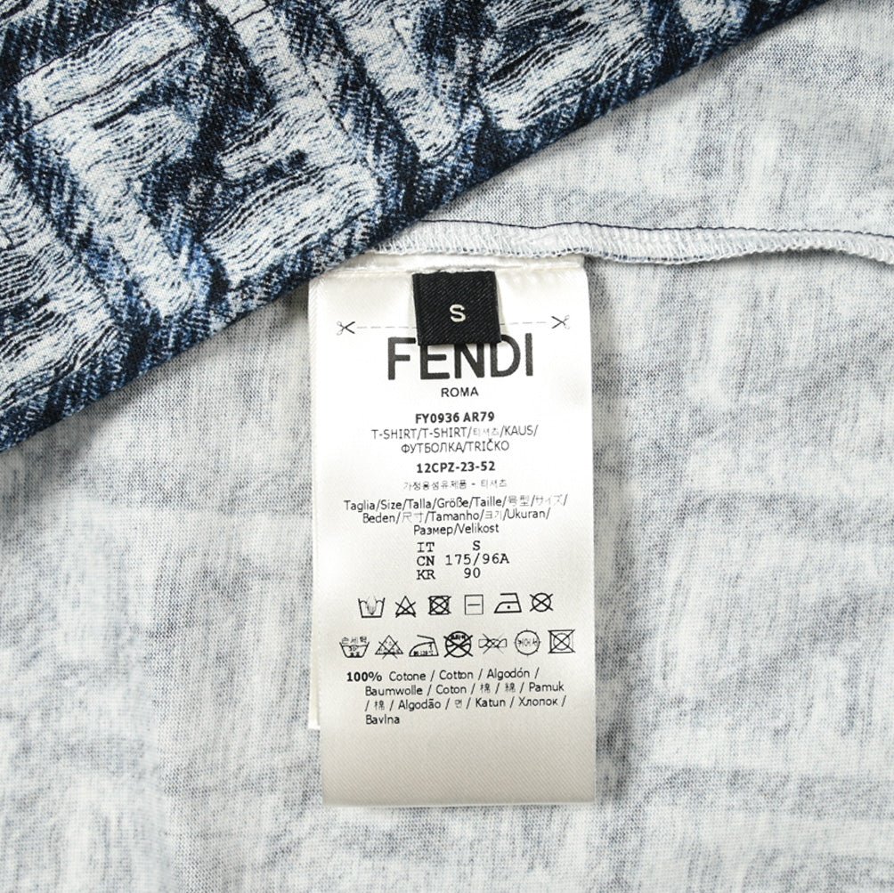 FENDI コットン100%クルーネック半袖Tシャツ|401710 - S|GUARDAROBA MILANO OFFICIAL STORE