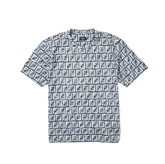 FENDI コットン100%クルーネック半袖Tシャツ|401710 - S|GUARDAROBA MILANO OFFICIAL STORE