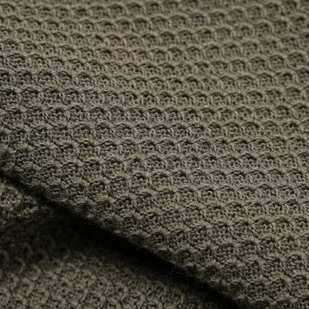 SALE|GRAN SASSO コットン100% ワッフルニットクルーネックセーター / SLOWEAR|404005 - 52|GUARDAROBA MILANO OFFICIAL STORE