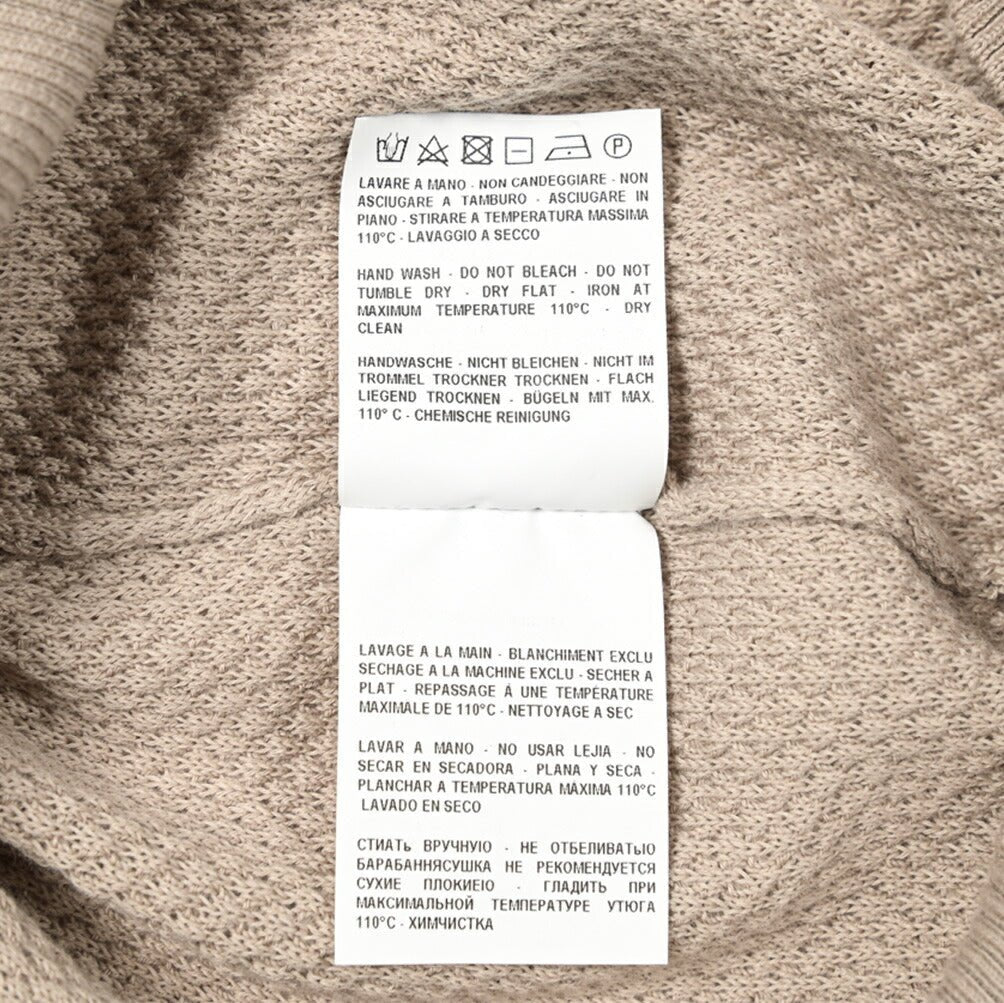 SALE|GRAN SASSO コットン100% ワッフルニットクルーネックセーター / SLOWEAR|404039 - 56|GUARDAROBA MILANO OFFICIAL STORE