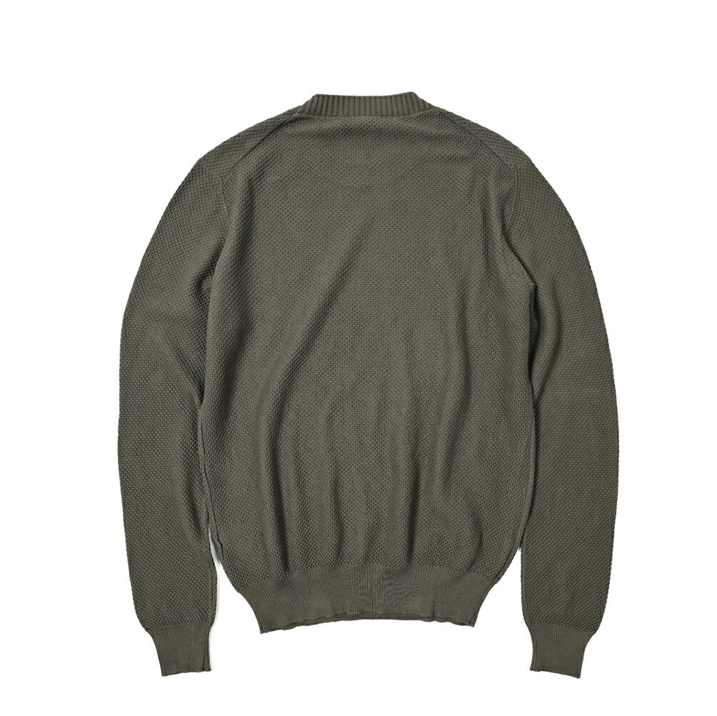 SALE|GRAN SASSO コットン100% ワッフルニットクルーネックセーター / SLOWEAR|404005 - 52|GUARDAROBA MILANO OFFICIAL STORE