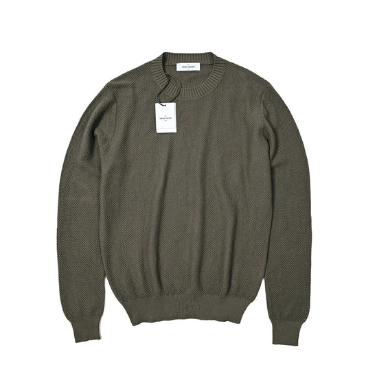 SALE|GRAN SASSO コットン100% ワッフルニットクルーネックセーター / SLOWEAR|404005 - 52|GUARDAROBA MILANO OFFICIAL STORE