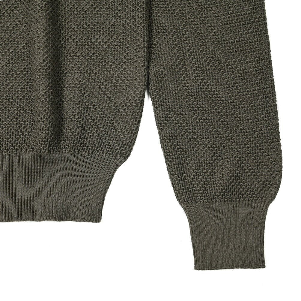 SALE|GRAN SASSO コットン100% ワッフルニットクルーネックセーター / SLOWEAR|404005 - 52|GUARDAROBA MILANO OFFICIAL STORE
