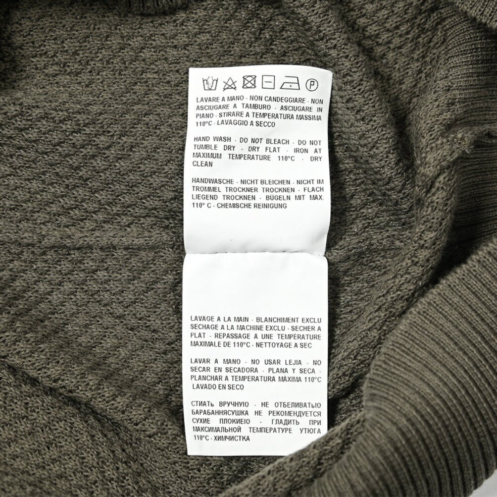 SALE|GRAN SASSO コットン100% ワッフルニットクルーネックセーター / SLOWEAR|404005 - 52|GUARDAROBA MILANO OFFICIAL STORE