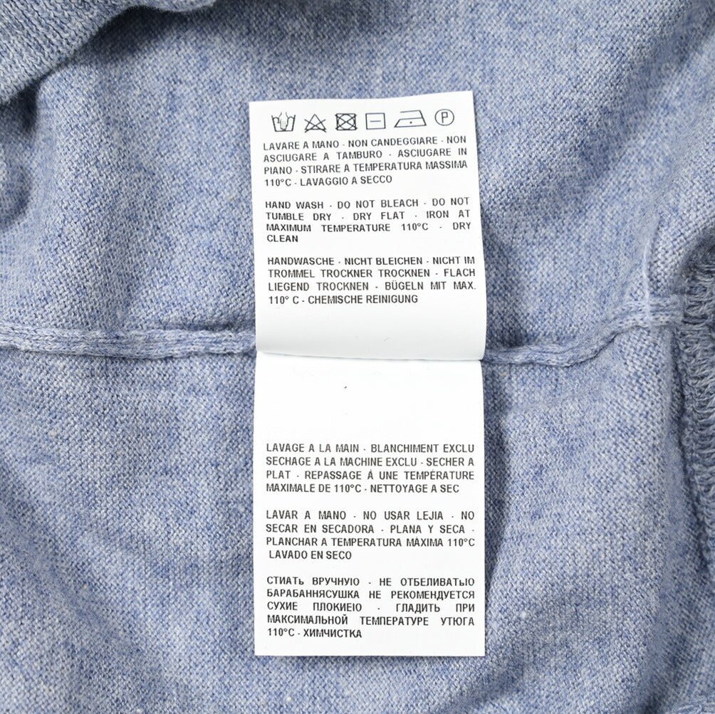 SALE|GRAN SASSO コットンカシミヤ クルーネックラグランニットセーター / SLOWEAR|404310 - 46|GUARDAROBA MILANO OFFICIAL STORE