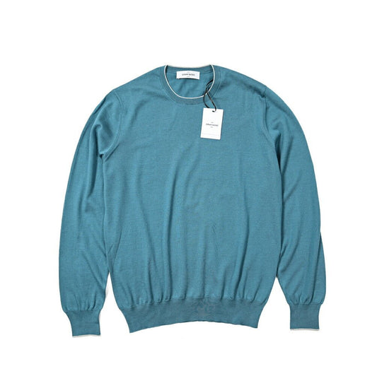 SALE|GRAN SASSO シルクコットン クルーネックサマーニットセーター / SLOWEAR|404300 - 50|GUARDAROBA MILANO OFFICIAL STORE