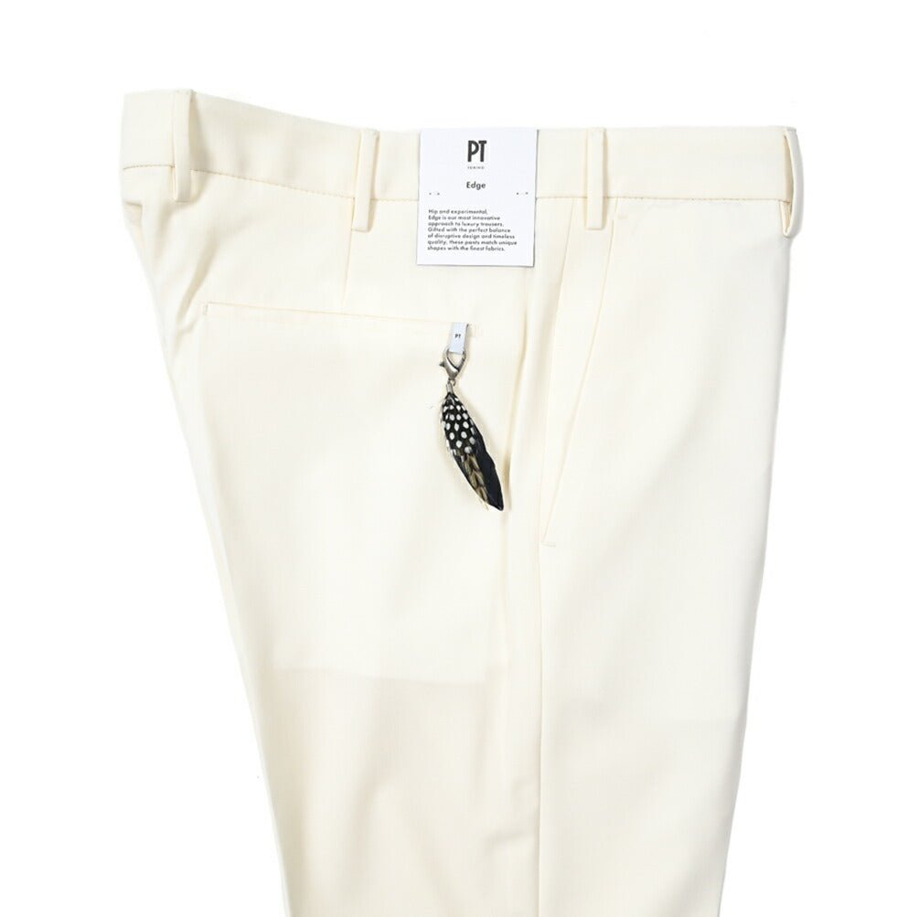 SALE|PT TORINO EDGE DIECI ストレッチウール ノータックテーパードスラックス / PT01|405331 - A - 44|GUARDAROBA MILANO OFFICIAL STORE