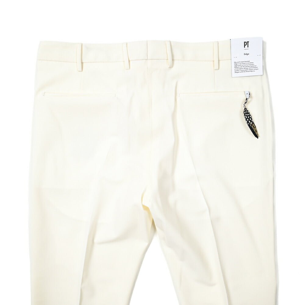 SALE|PT TORINO EDGE DIECI ストレッチウール ノータックテーパードスラックス / PT01|405331 - A - 44|GUARDAROBA MILANO OFFICIAL STORE