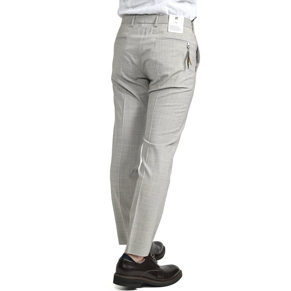 SALE|PT TORINO EDGE DIECI ストレッチウール ノータックテーパードスラックス / PT01|405331 - A - 44|GUARDAROBA MILANO OFFICIAL STORE