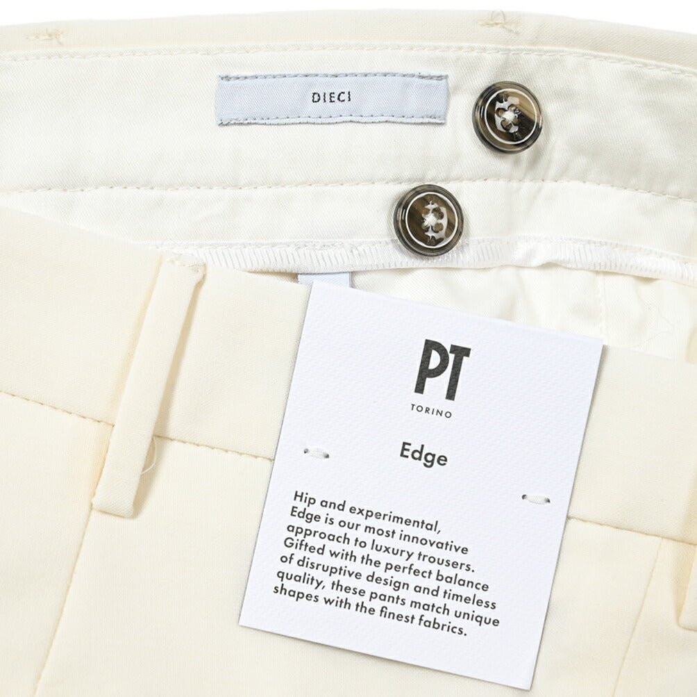SALE|PT TORINO EDGE DIECI ストレッチウール ノータックテーパードスラックス / PT01|405331 - A - 44|GUARDAROBA MILANO OFFICIAL STORE