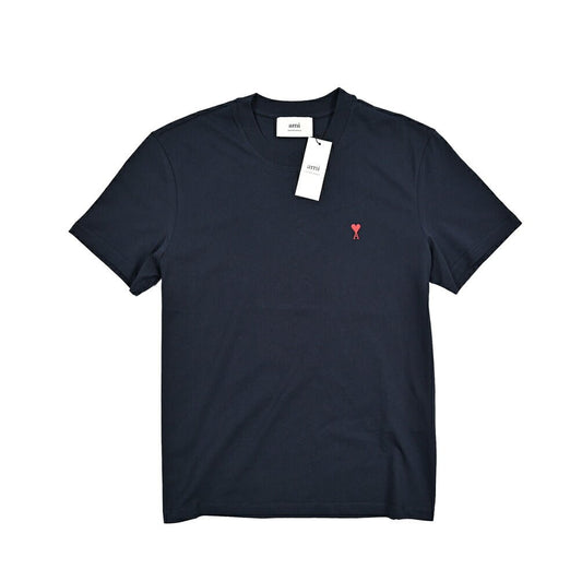 25 - 26AW AMI PARIS コットン100% ワンポイントロゴTシャツ|426476 - XS|GUARDAROBA MILANO OFFICIAL STORE