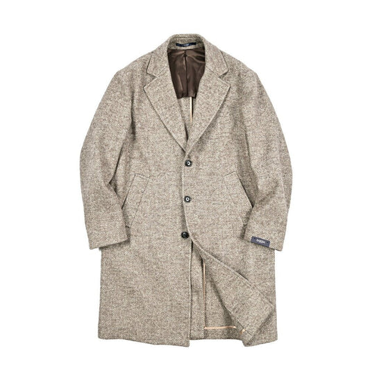 25 - 26AW BARBA ヴァージンウール100% 3Bシングルチェスターコート / COAT CKOBE|427514-46|GUARDAROBA MILANO OFFICIAL STORE