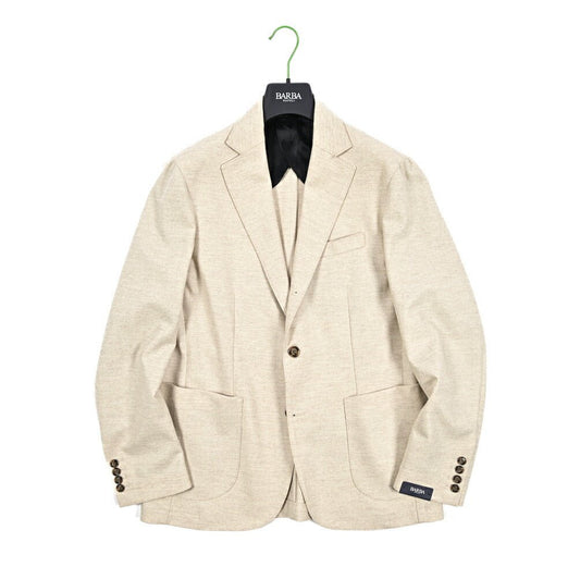 25 - 26AW BARBA ヴァージンウール100% 段返り3Bシングルテーラードジャケット / JACKET JIMMY|427496-44|GUARDAROBA MILANO OFFICIAL STORE