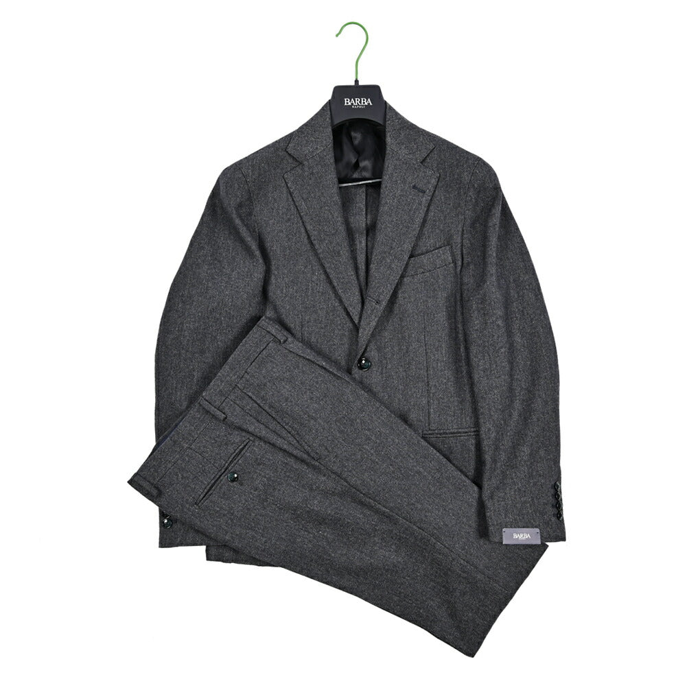 25 - 26AW BARBA ヴァージンウール100% 段返り3Bシングルテーラードスーツ / SUIT JIMMY|427542-44|GUARDAROBA MILANO OFFICIAL STORE
