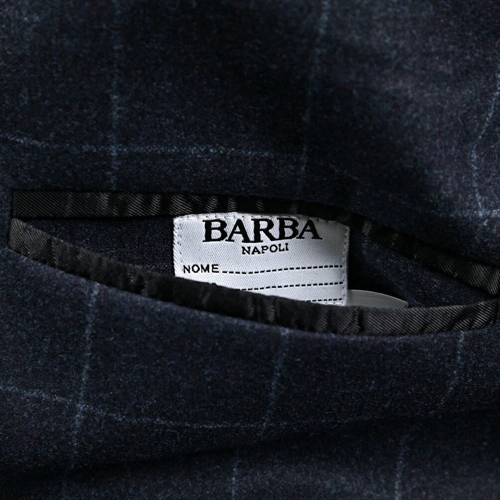 25 - 26AW BARBA ヴァージンウール100% 6Bダブルテーラードスーツ / SUIT SDP|427480-48|GUARDAROBA MILANO OFFICIAL STORE