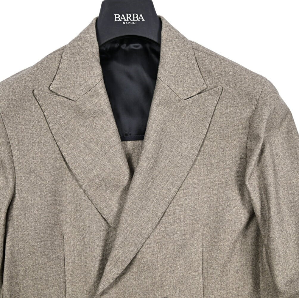 25 - 26AW BARBA コットン混ウール 4Bダブルテーラードジャケット / EASY DP|427518-44|GUARDAROBA MILANO OFFICIAL STORE